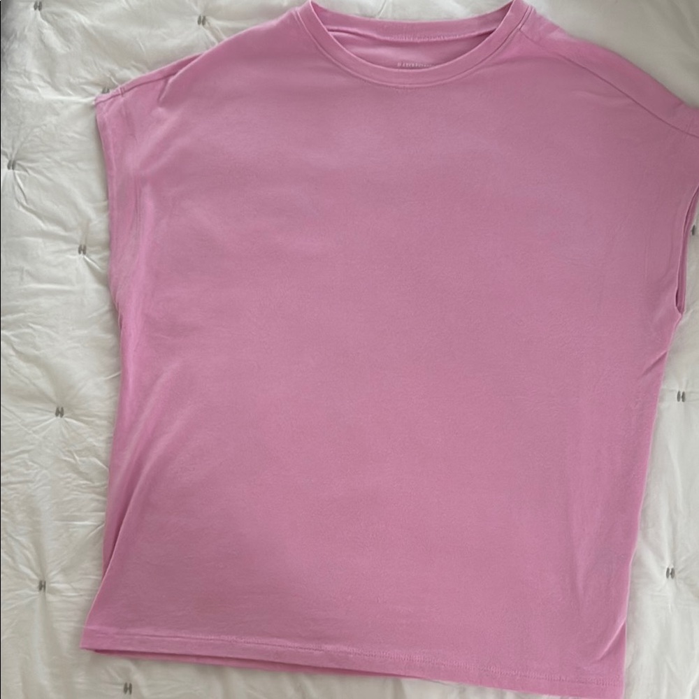 Anthropologie Pink Short Sleeve Tee